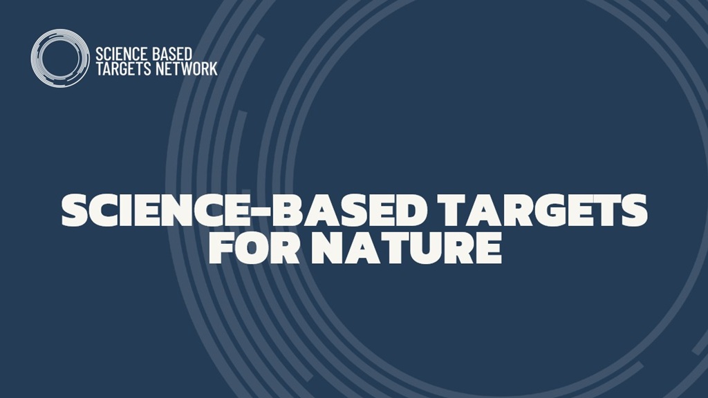 SBTN Accelerator-Programm von WWF und GNF